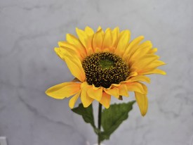 Flores artificiales girasol individual grande 